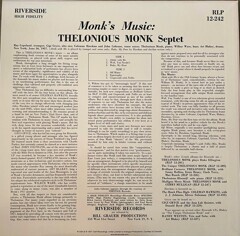 Thelonious Monk Septet – Monk's Music